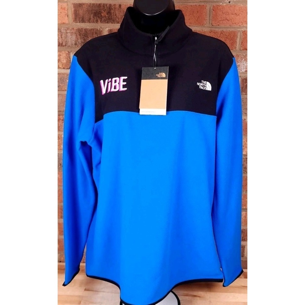 The North Face TKA Glacier 1/4 Zip Womens Size XL Vibe Logo NEW